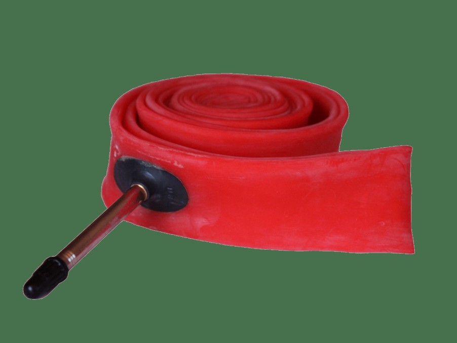 Parts Trek Tubes | Challenge Latex Presta Valve Bicycle Tube Red