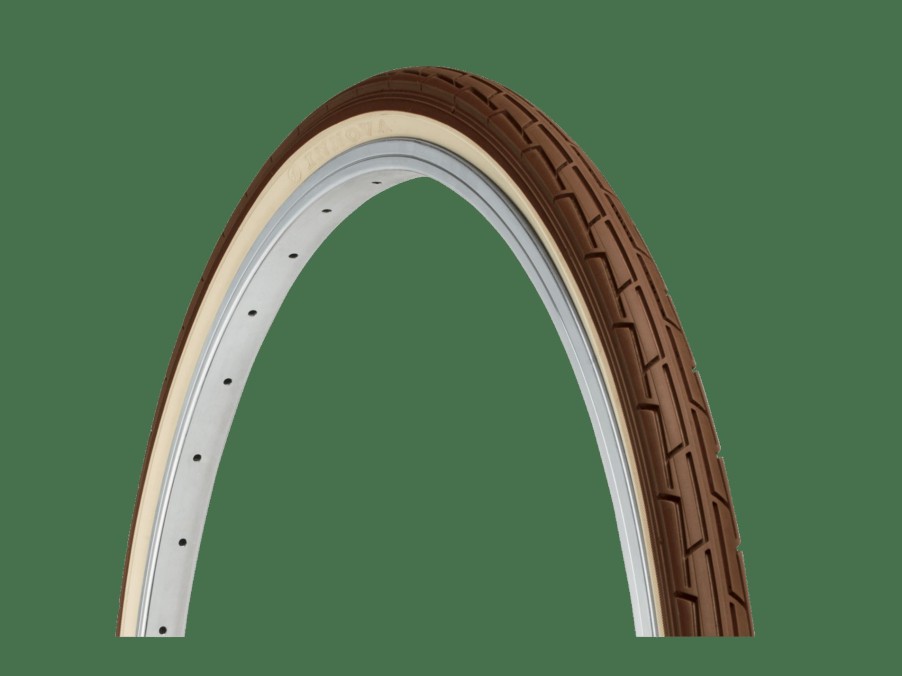 Parts Trek City & Hybrid Tires | Electra Loft 700C Tire Brown/Cream